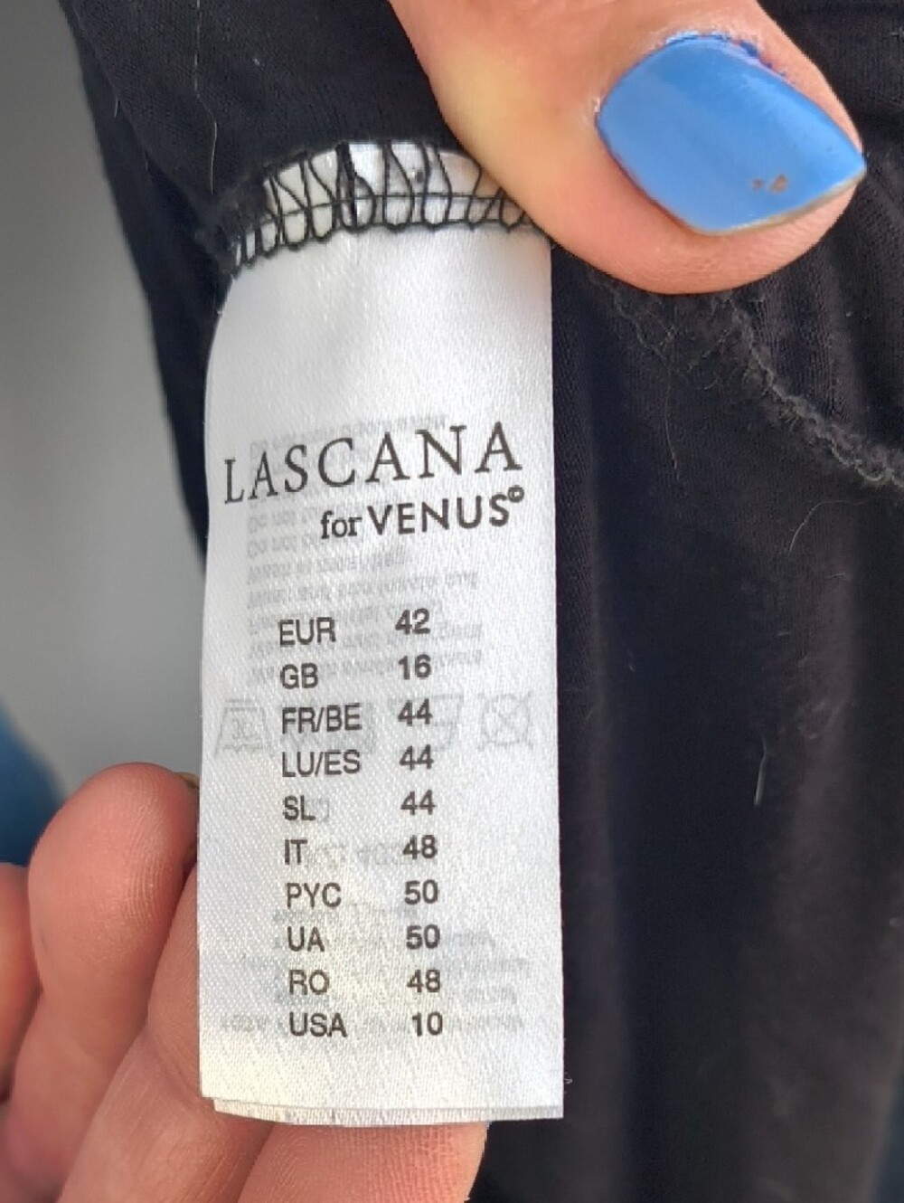Lascana By Venus Black Sleeveless V-Neck Maxi Dress - Picture 5 of 6
